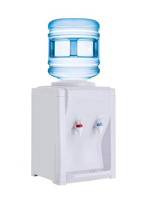 Countertop Hot / Cold Bottled Water Cooler. (White)