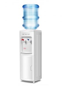 Full size white water cooler